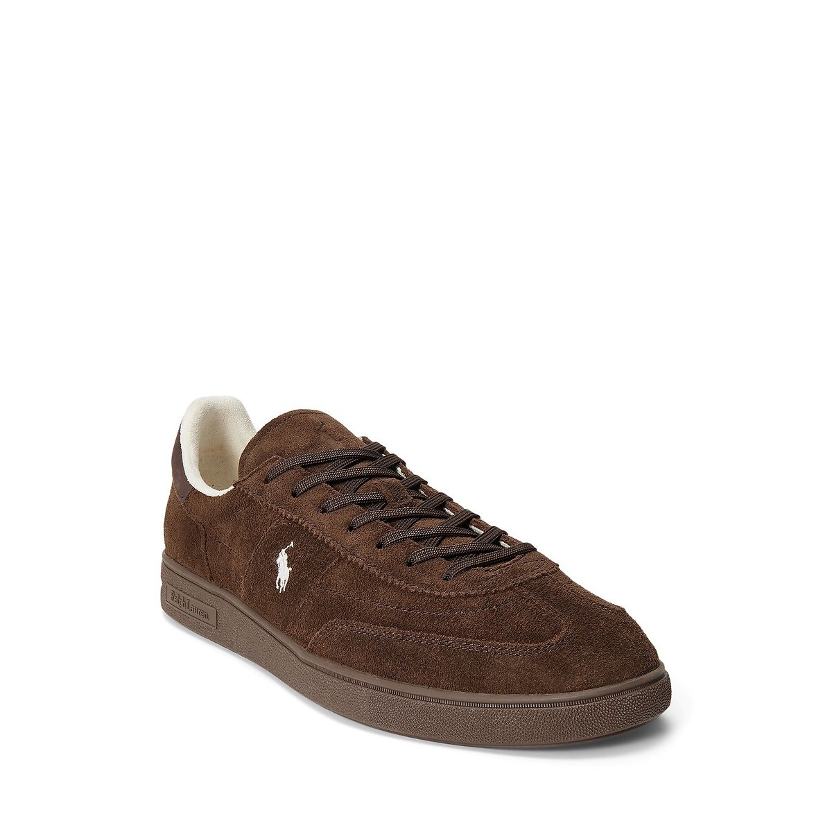 Baskets en cuir suède BEDFORD PP marron chocolat, POLO RALPH LAUREN