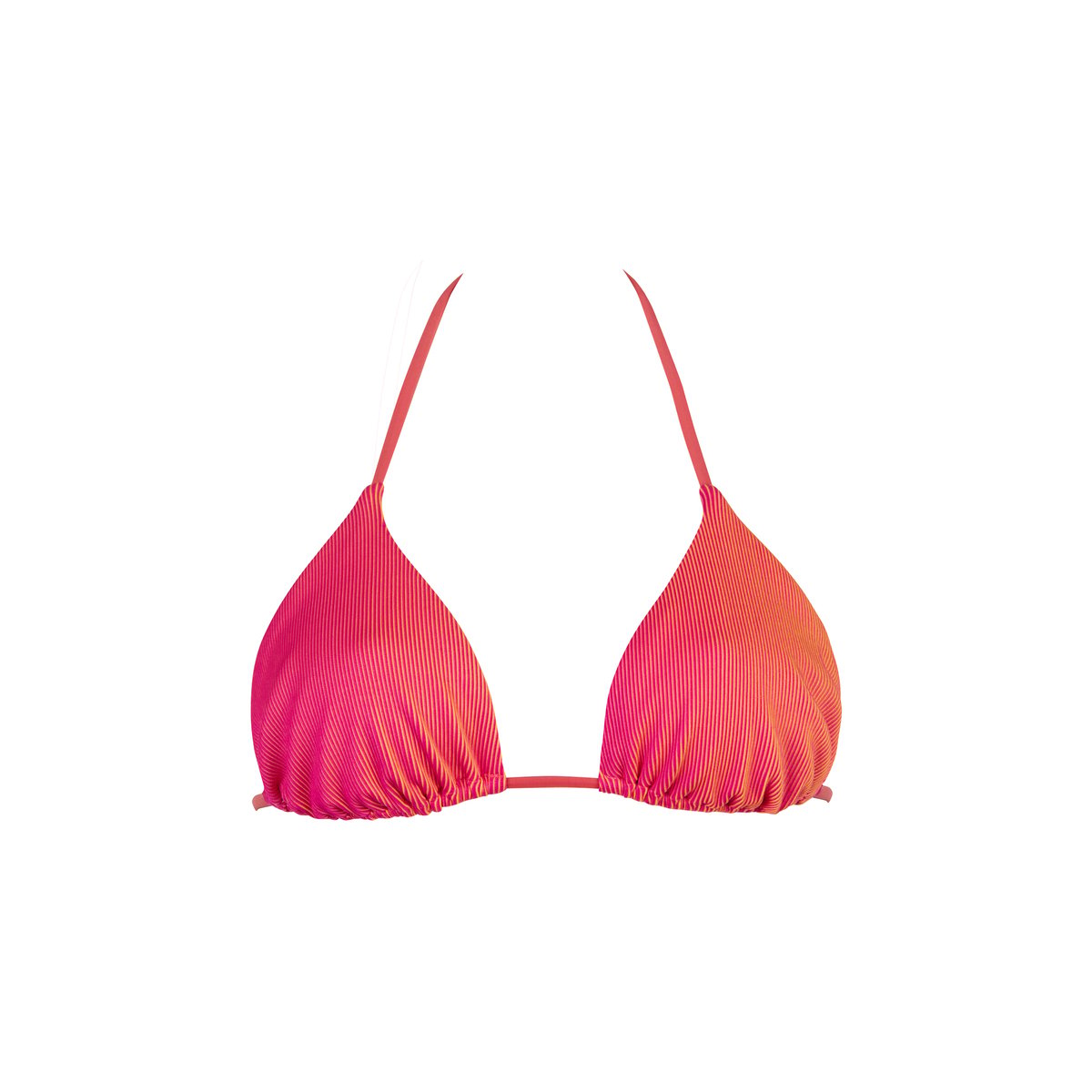 Haut maillot de bain triangle sans armatures NAIROBI corail, LISCA