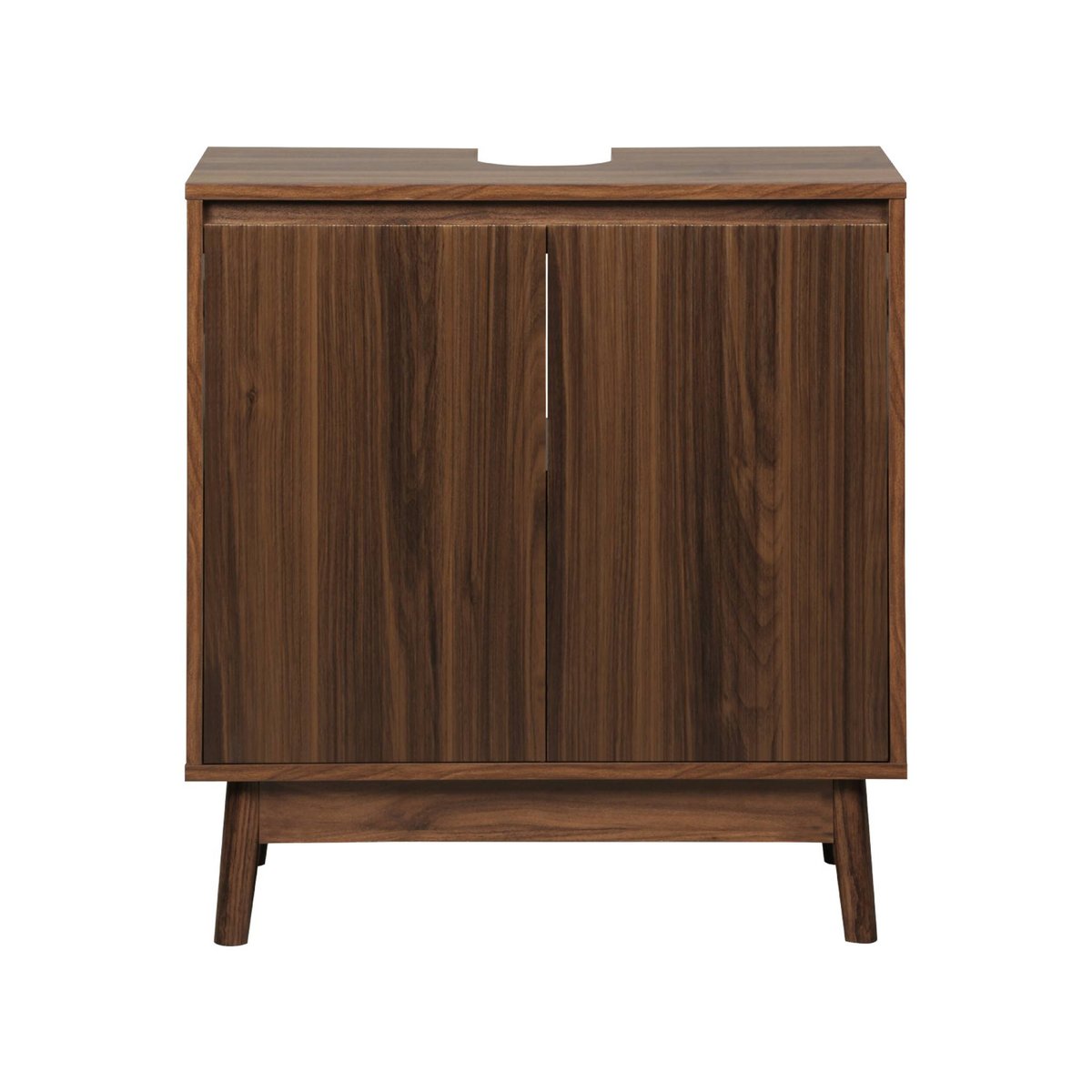Meuble sous lavabo scandinave décor bois LINEAR naturel, SWEEEK