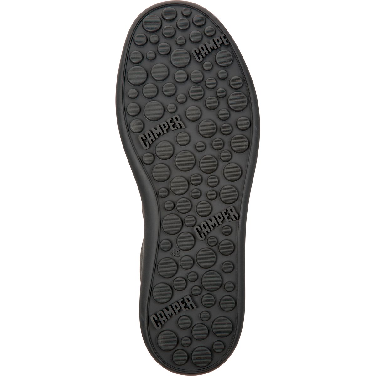 Baskets Pelotas Summer en cuir suède gris foncé 2, CAMPER