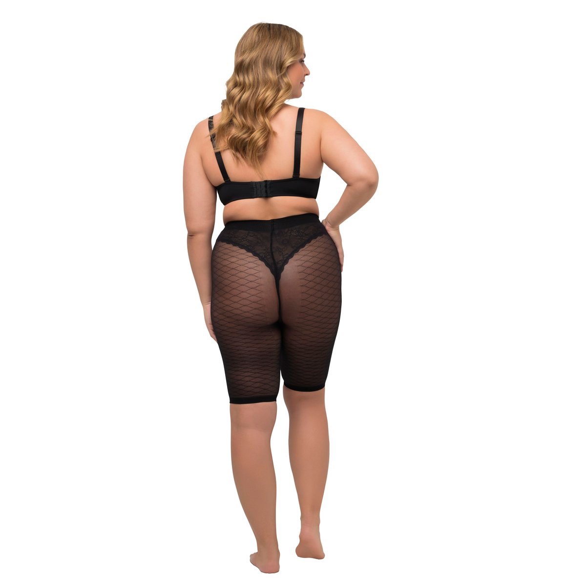 Collant cycliste à motif noir, ULLA POPKEN