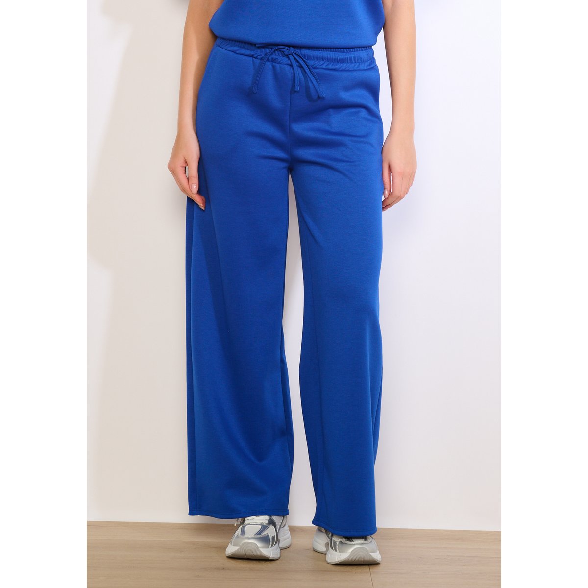 Pantalon ample détente bleu electrique, LOLALIZA