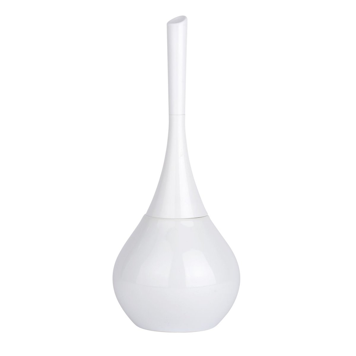 Brosse WC en céramique design élégant FLAKON blanc, WENKO