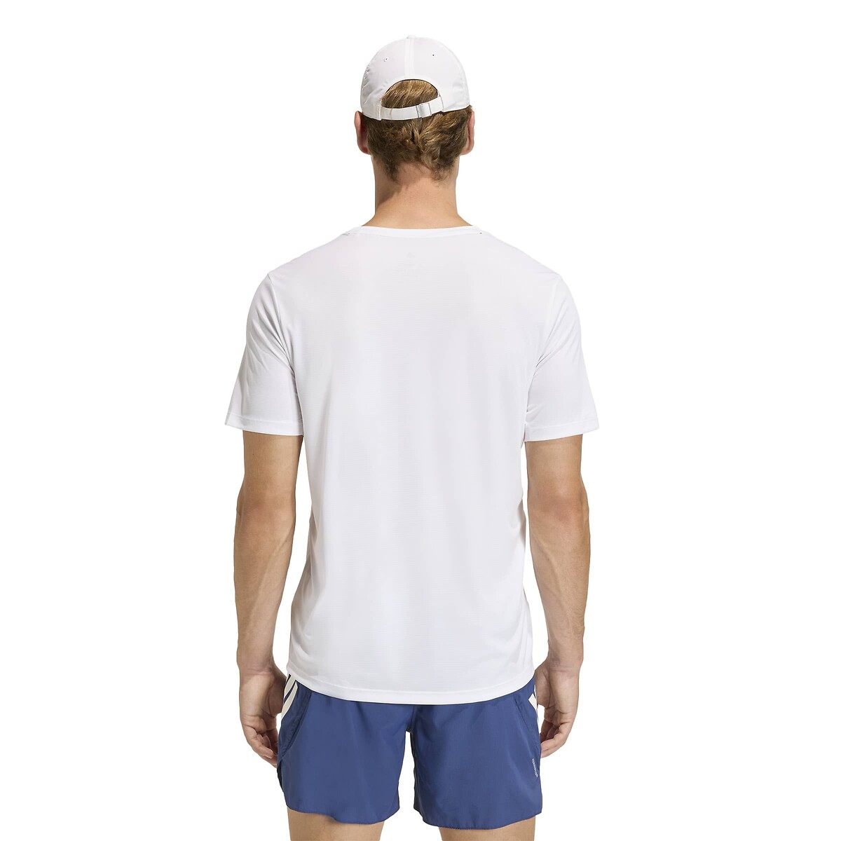 T-shirt de running manches courtes ESSENTIALS blanc, adidas Performance