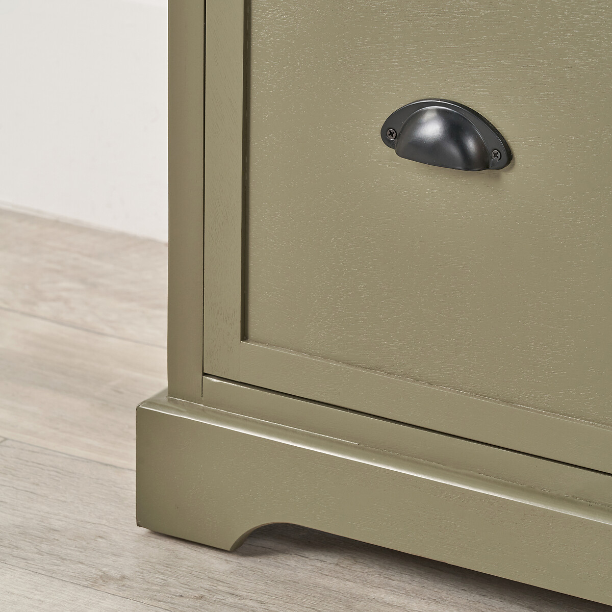 Cotsen Pine Wood 3-Drawer Unit olive green, SO'HOME