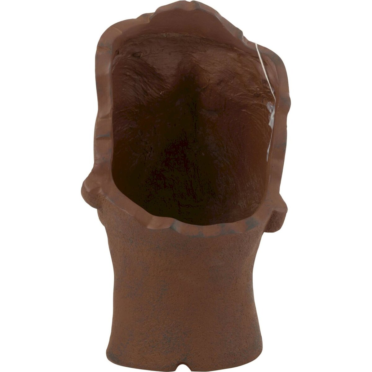 Cache-pot visage en poterie, Fait main rouille, RECOLLECTION
