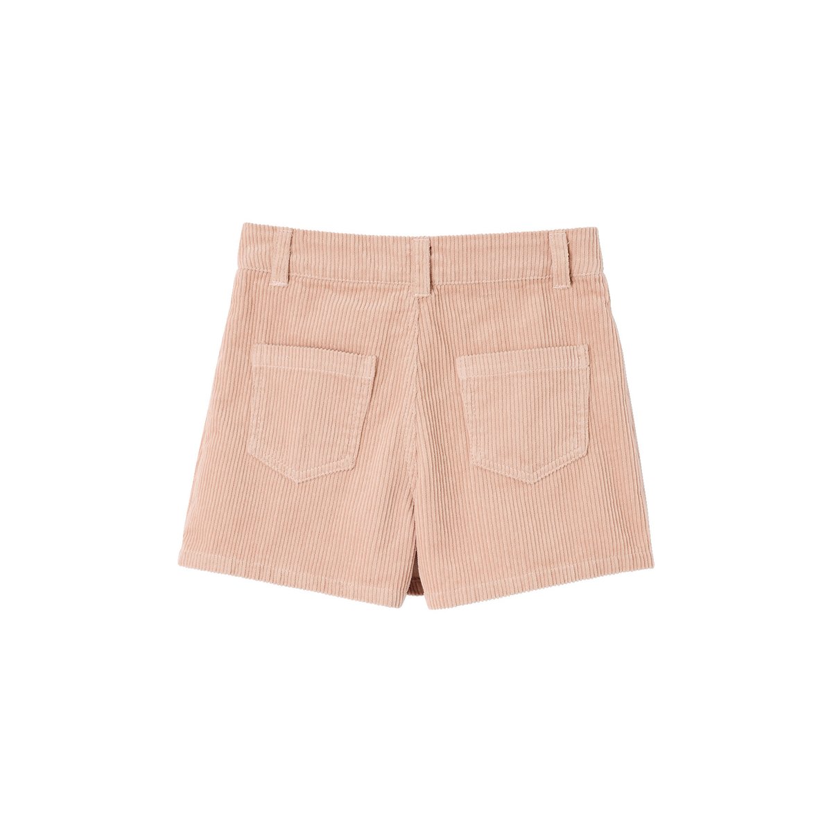 Jupe short plissée beige, VERTBAUDET
