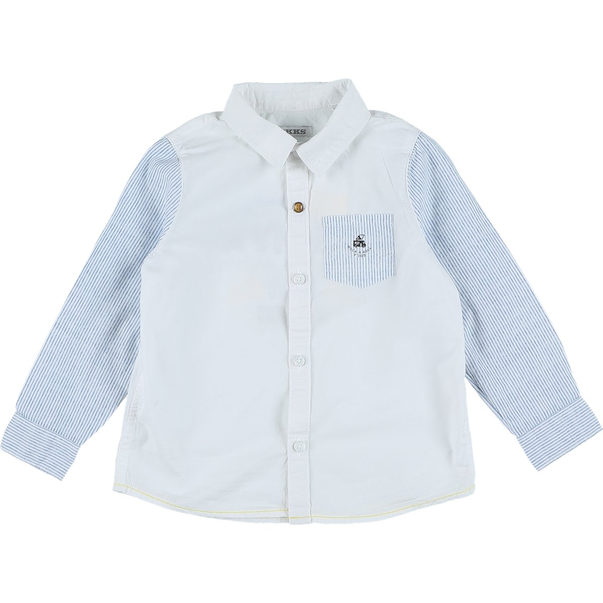 Chemise -  Très bon état blanc;bleu, IKKS