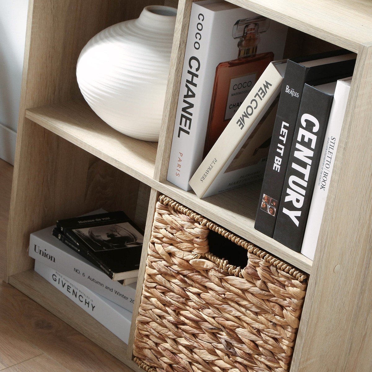 Meuble 4 Cases H61,5 cm - COMPO chêne, CALICOSY