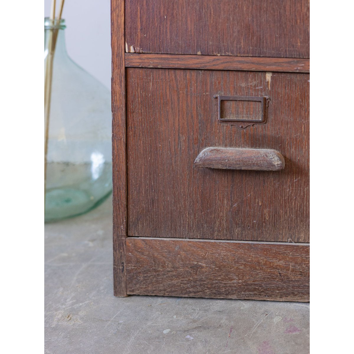 Meuble de métier à tiroirs Fernand N°447 - Bon état bois foncé, DEBONGOUT