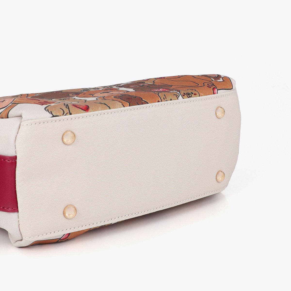 Trousse de toilette imprimée ours ivoire, LOLA CASADEMUNT