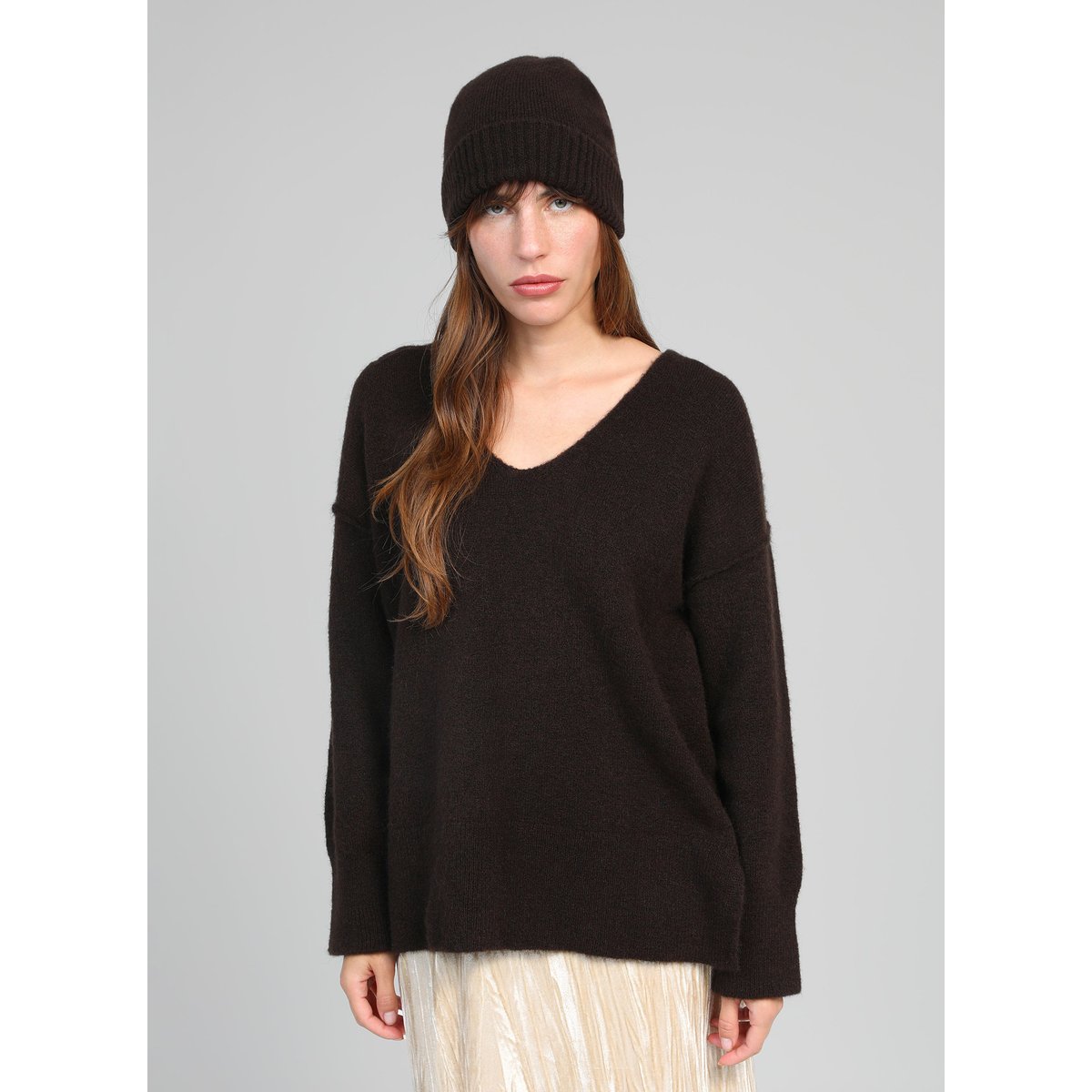 Pull LIVYA chocolat, AN'GE