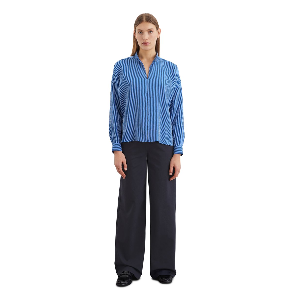 Blouse rayée relaxed avec LENZING™ ECOVERO™ multicolor, MARC O'POLO