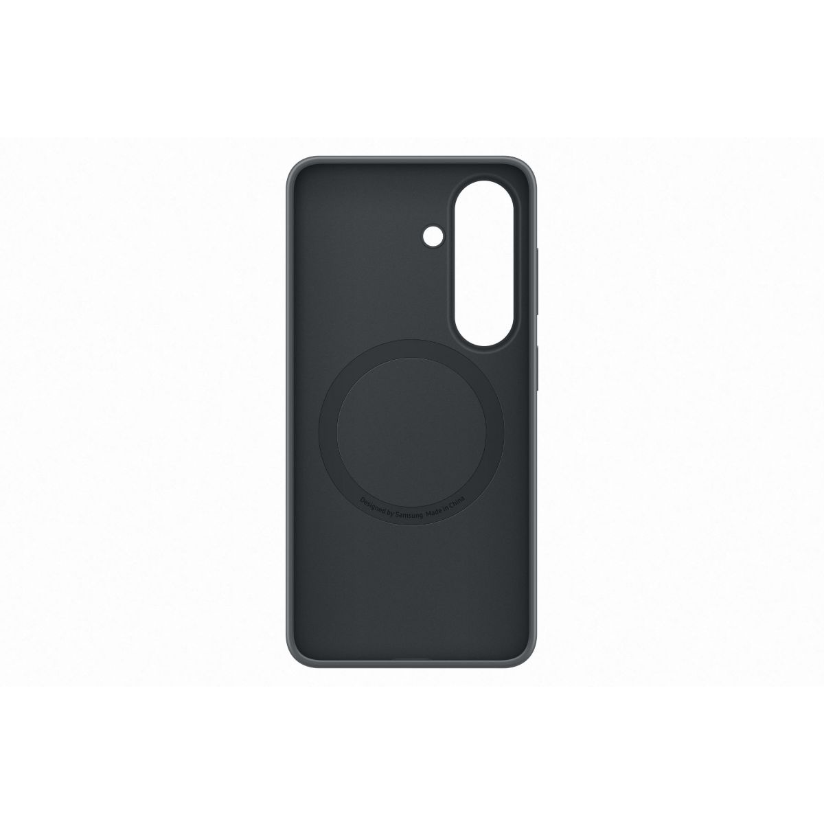 Coque silicone S26 noir couleur unique, SAMSUNG