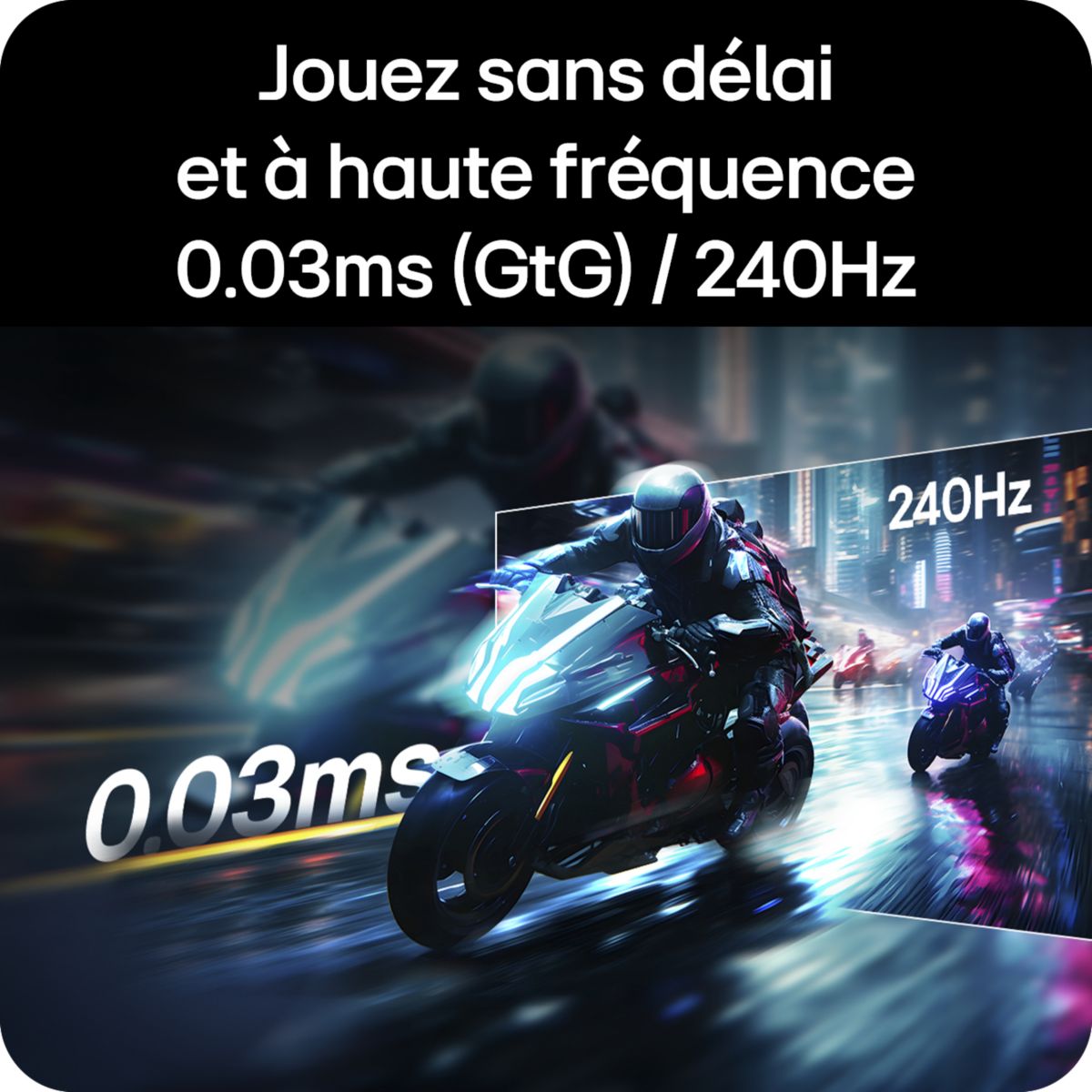 Ecran PC Gamer 34GX900A 34" Incurvé 800R UWQHD 240Hz OLED HDR True Black 400 HDMI 2.1 AMD FreeSync & G-Sync couleur unique, LG