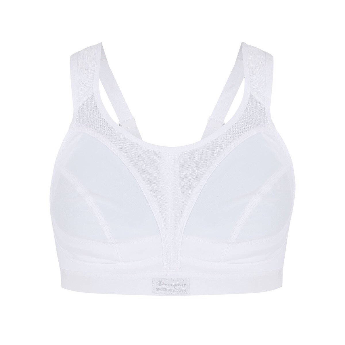Brassière sport Active D+ Classic maintien extrême blanc, CHAMPION SHOCK ABSORBER