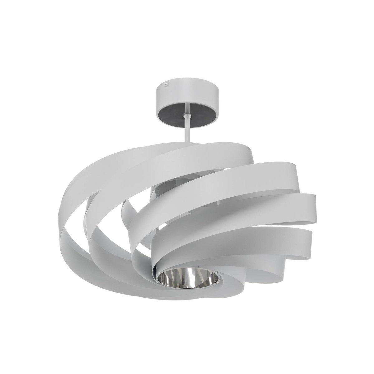 Plafonnier en métal moderne, Tori blanc, EULUNA