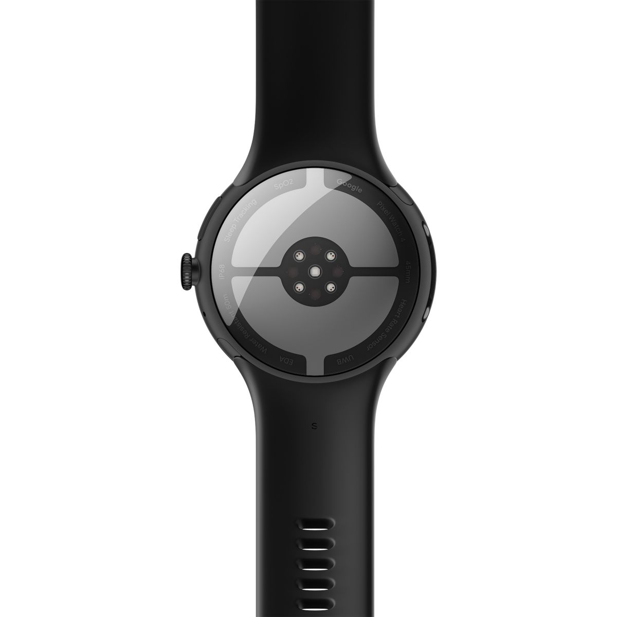 Montre connectée Pixel Watch 4 45mm Noir Mat/Noir 4G noir, GOOGLE