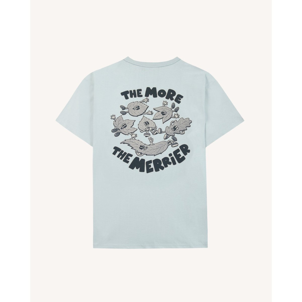 T-shirt en maille bleu clair, FAGUO