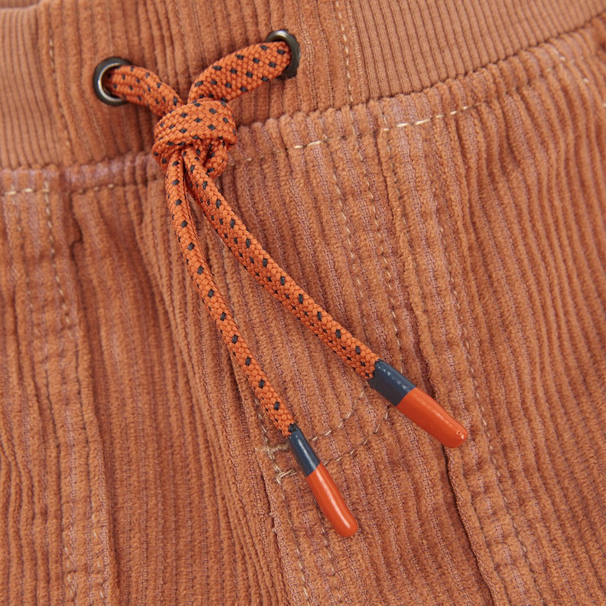Pantalon garçon velours côtelé avec poches marron, BOBOLI