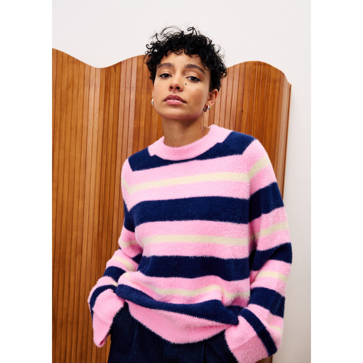 Pull  HIMALAYEN rose, FRNCH