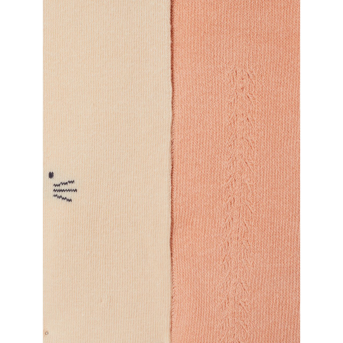 Lot de 2 collants écru, VERTBAUDET