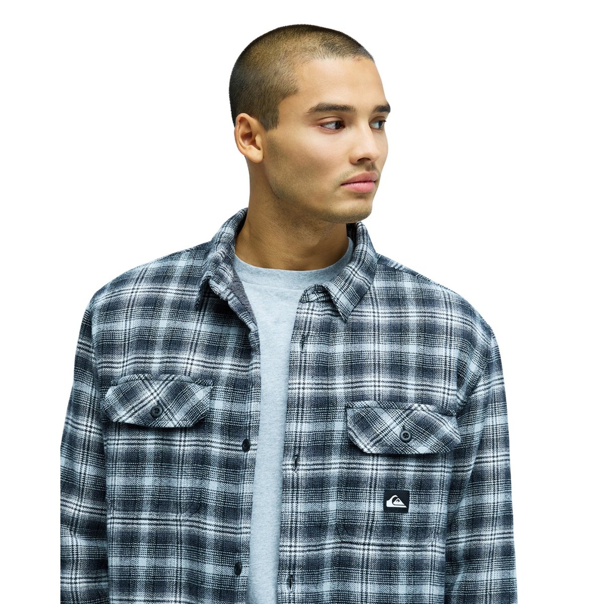 Surchemise manches longues VENTURE SHERPA noir black venture, QUIKSILVER