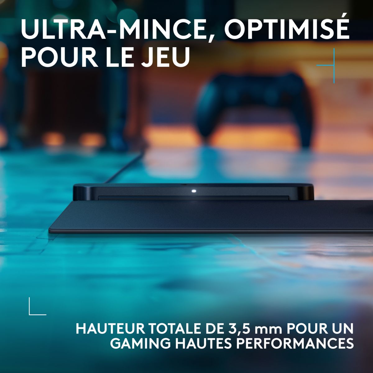 Tapis de souris POWERPLAY 2 couleur unique, LOGITECH