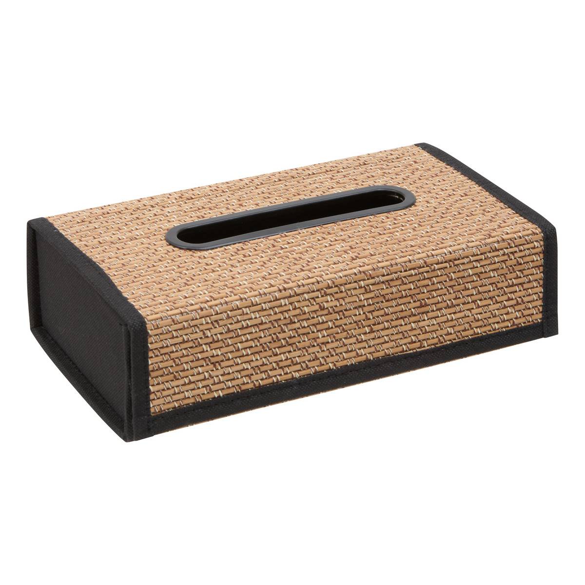 Boîte à mouchoirs rectangulaire STEMY noir, 5FIVE SIMPLY SMART