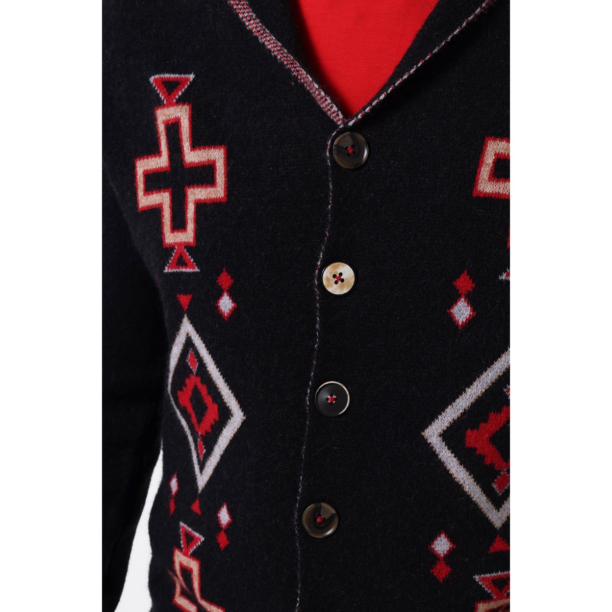 Cardigan au Motif Parfait noir, JOE BROWNS