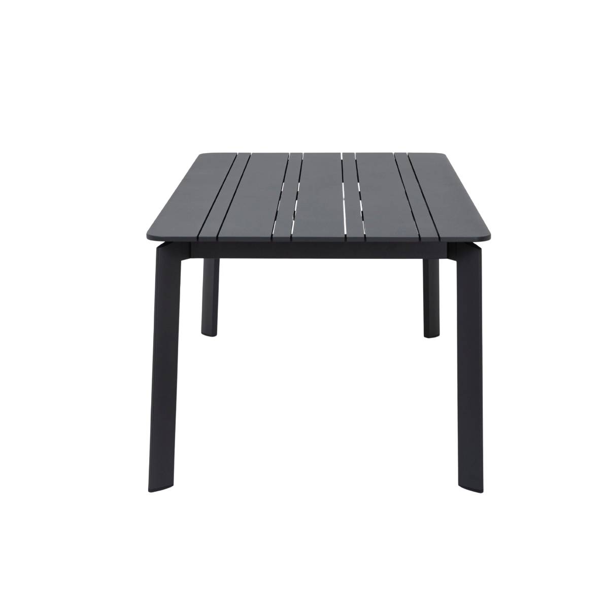 Table de jardin en aluminium KAÏA gris, MADE IN MEUBLES