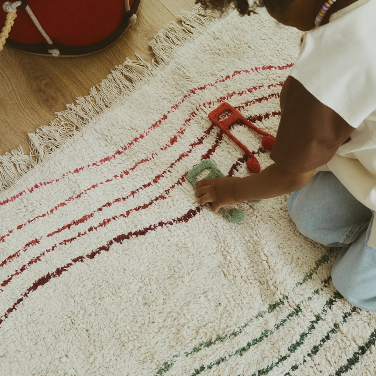 Tapis lavable Notes de musique MUSIC STUDIO multicolore, LORENA CANALS