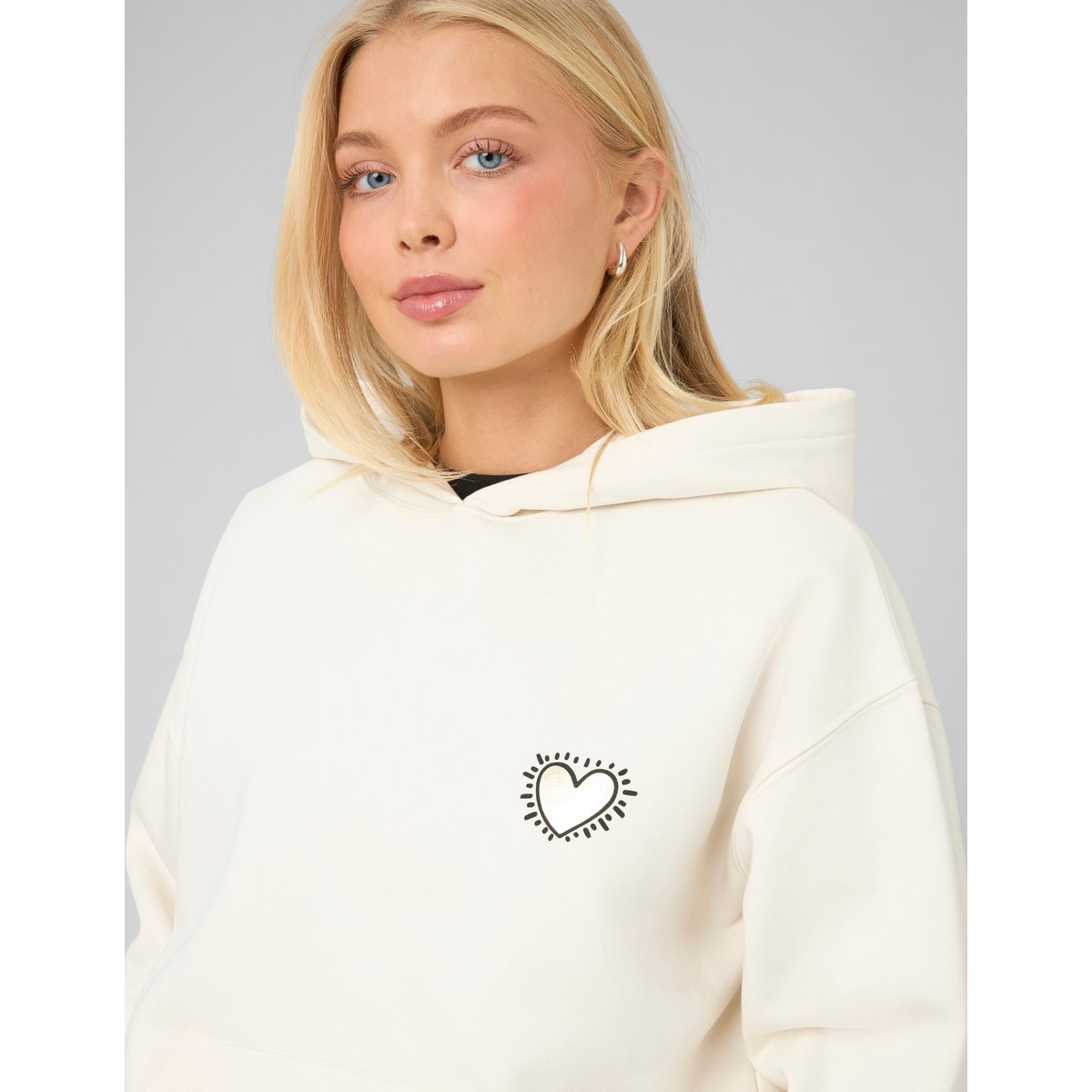 Sweat licence keith haring blanc cassé, BZB
