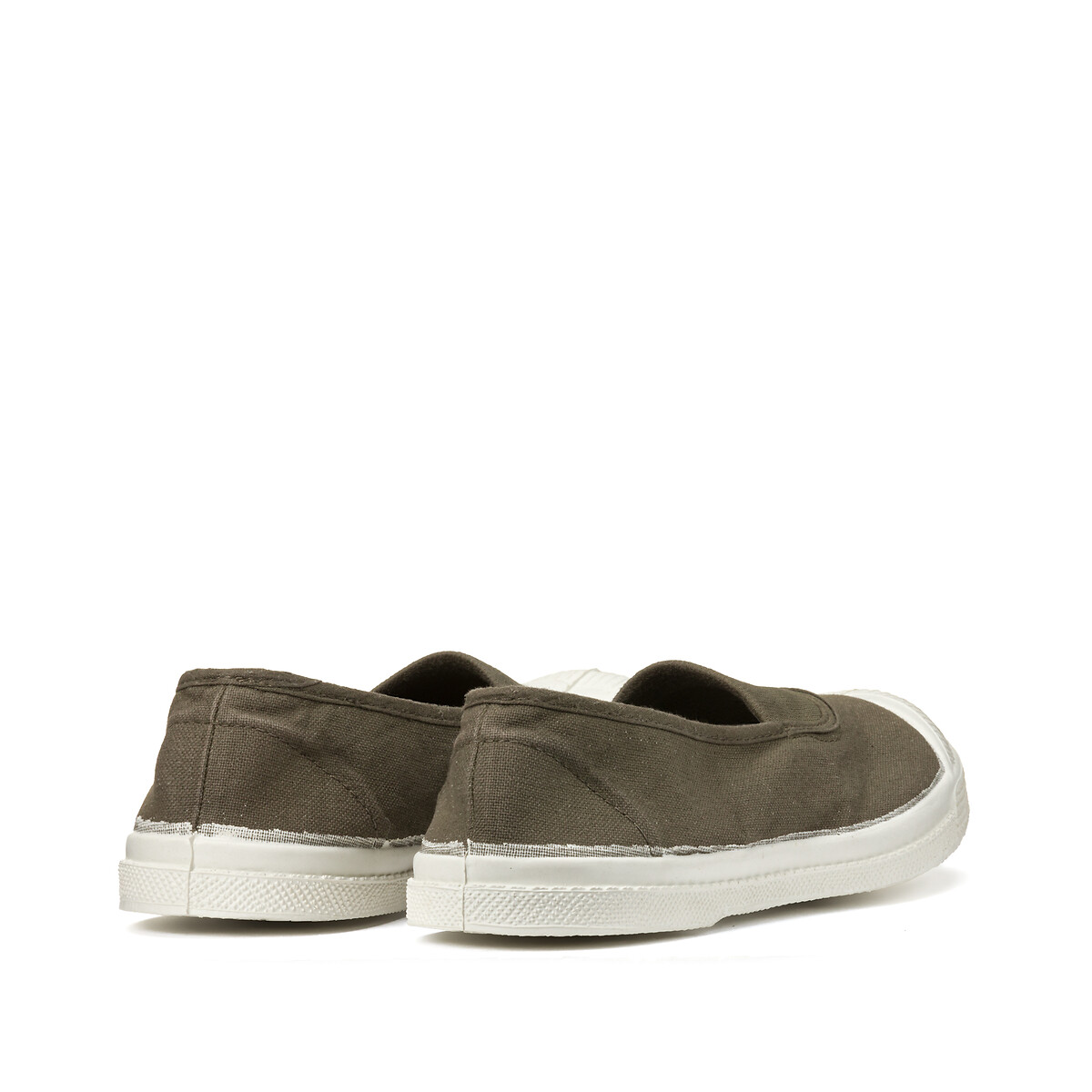 Elastische tennisschoenen kaki , BENSIMON