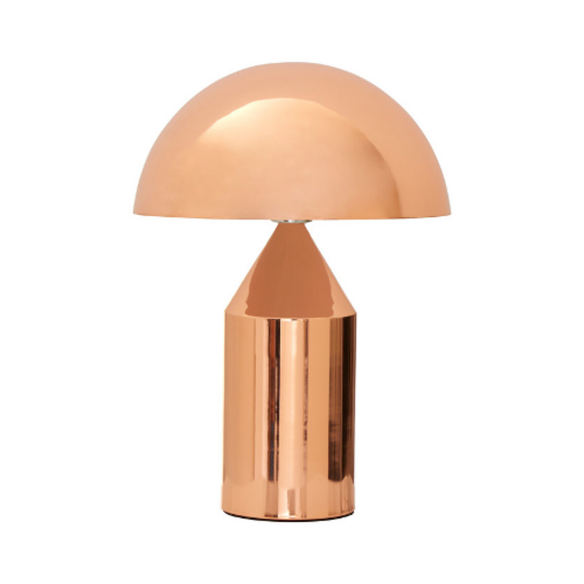 Tobi Contemporary Abstract Shape Table Lamp in Copper copper, FIFTY FIVE SOUTH