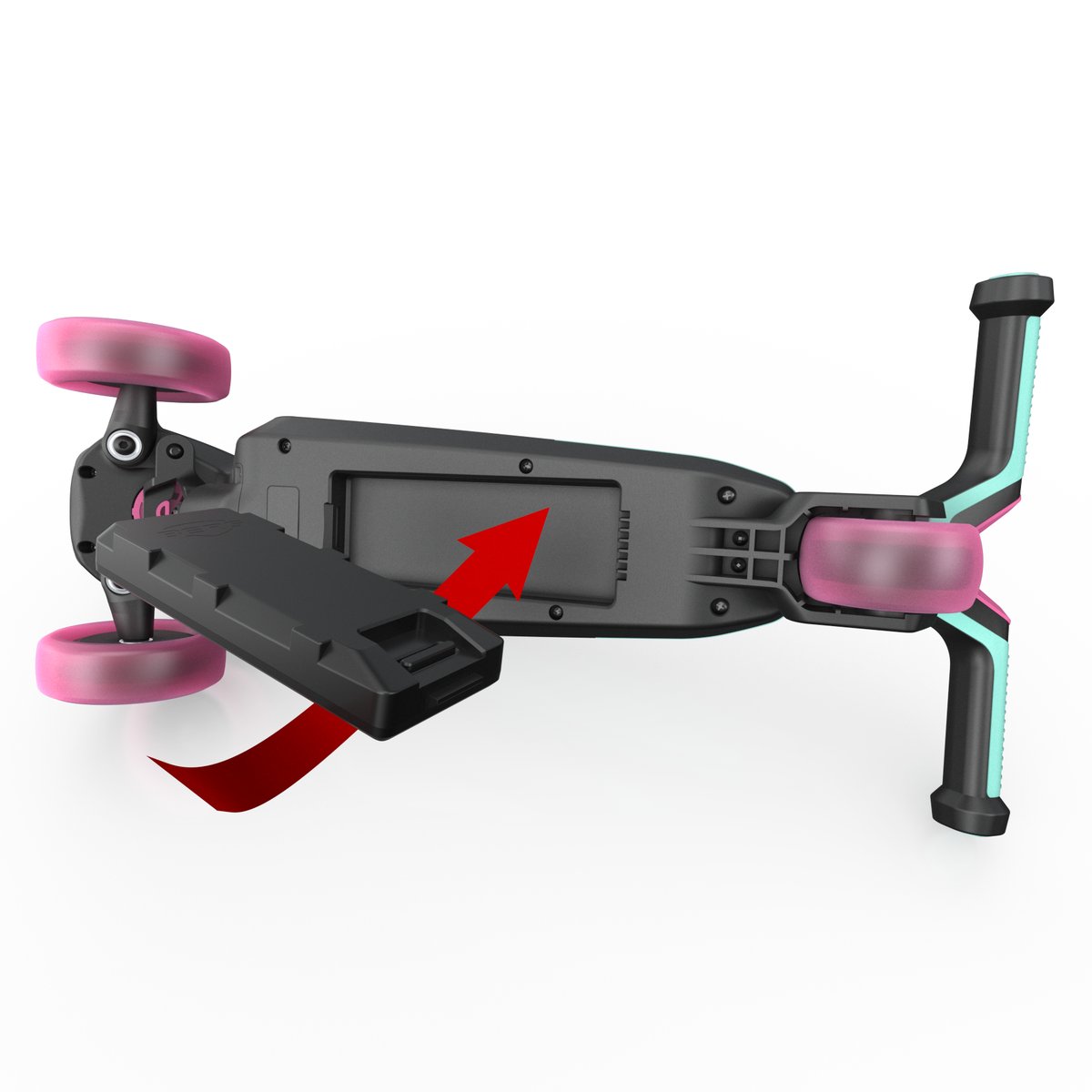 Jeu magnétique pour trottinette Nexo noir, BERG TOYS