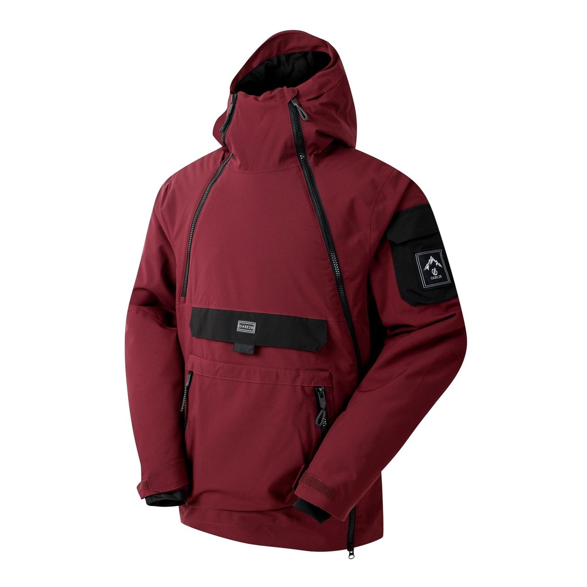 Blouson de ski à enfiler T-BAR rouge amarante, DARE 2B