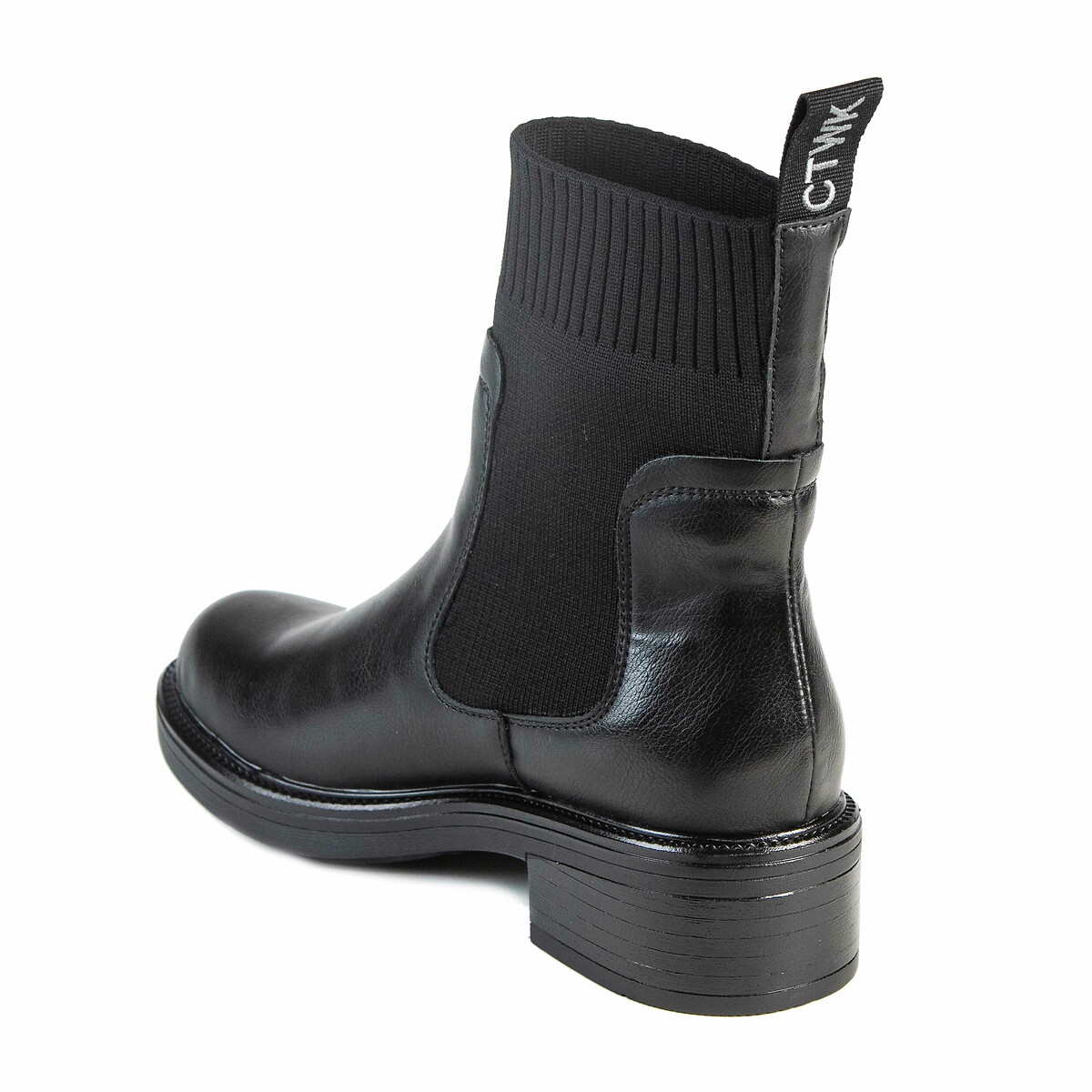 Hola Sock Ankle Boots black, CHATTAWAK