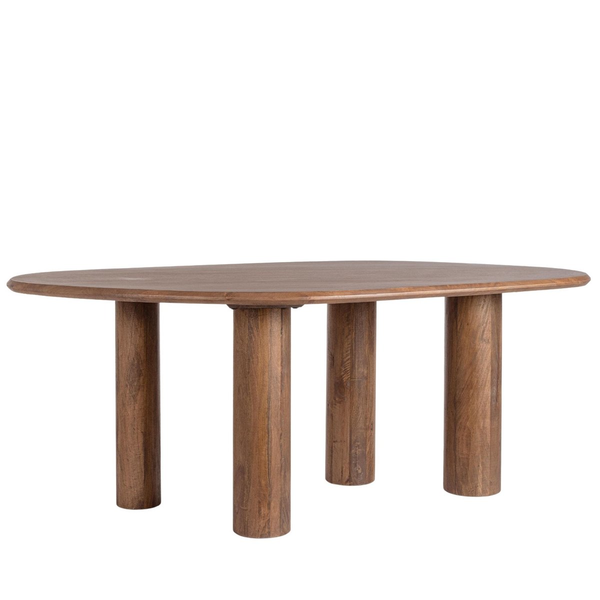 Table à manger ovale en manguier 8 personnes L200 - BLAS bois foncé, HELLIN, DEPUIS 1862