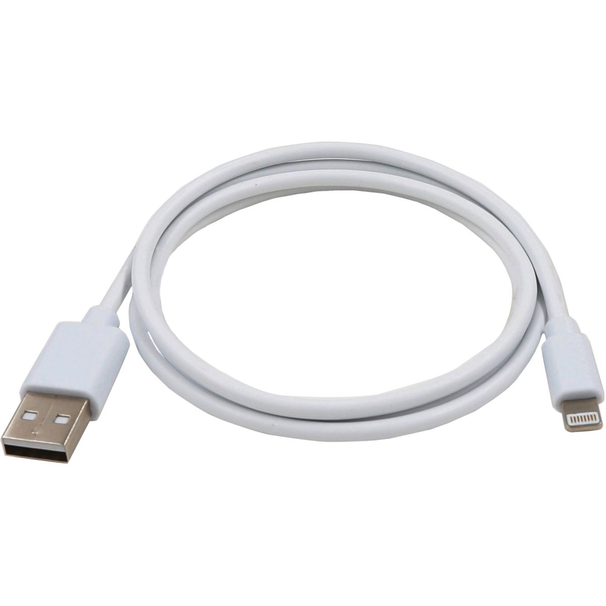 Câble Lightning USB-A vers Lightning 90cm non MFI Blanc couleur unique, LISTO