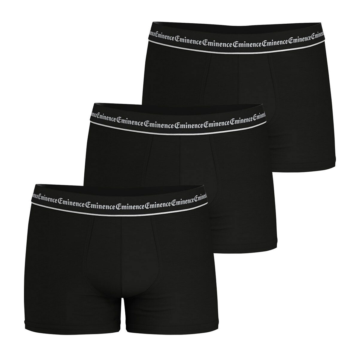 Lot de 3 boxers Trio Business noir, EMINENCE