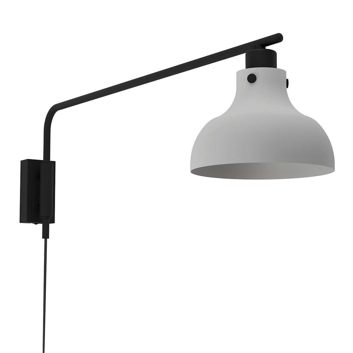 Aplique de parede Matlock, EGLO cinzento/preto, EGLO