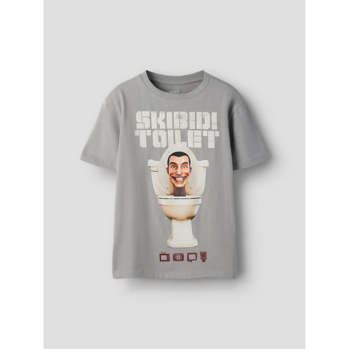 T-Shirt ultimate grey, NAME IT