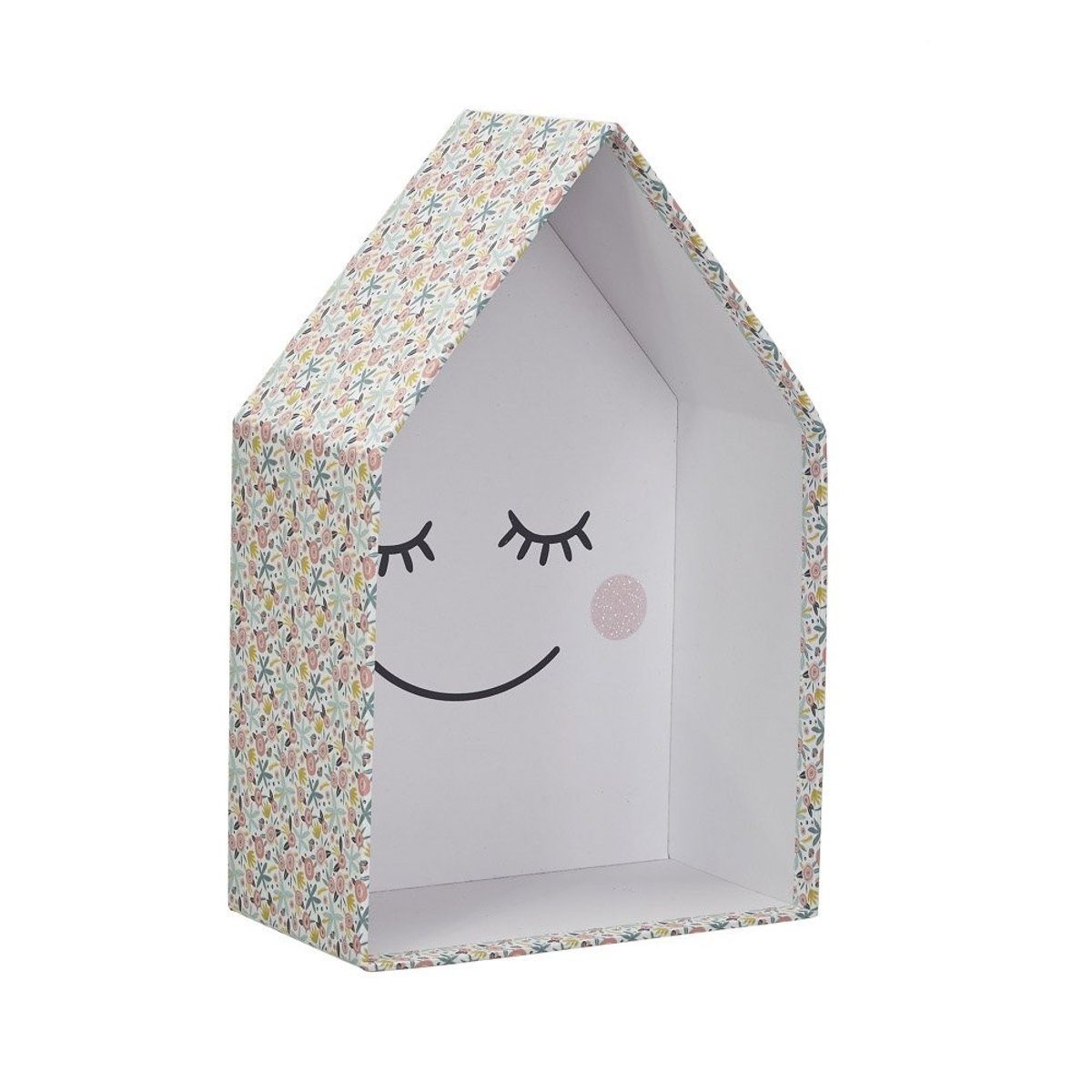 Lot de 3 boites gigognes Maison fille rose, DECORATIE