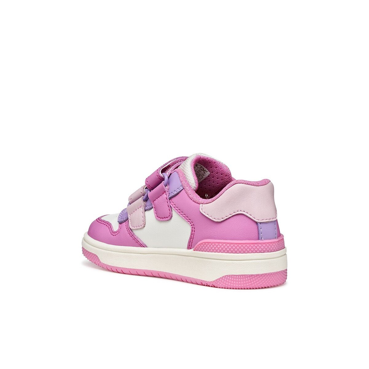 Baskets respirantes à scratchs, WASHIBA rose/blanc, GEOX