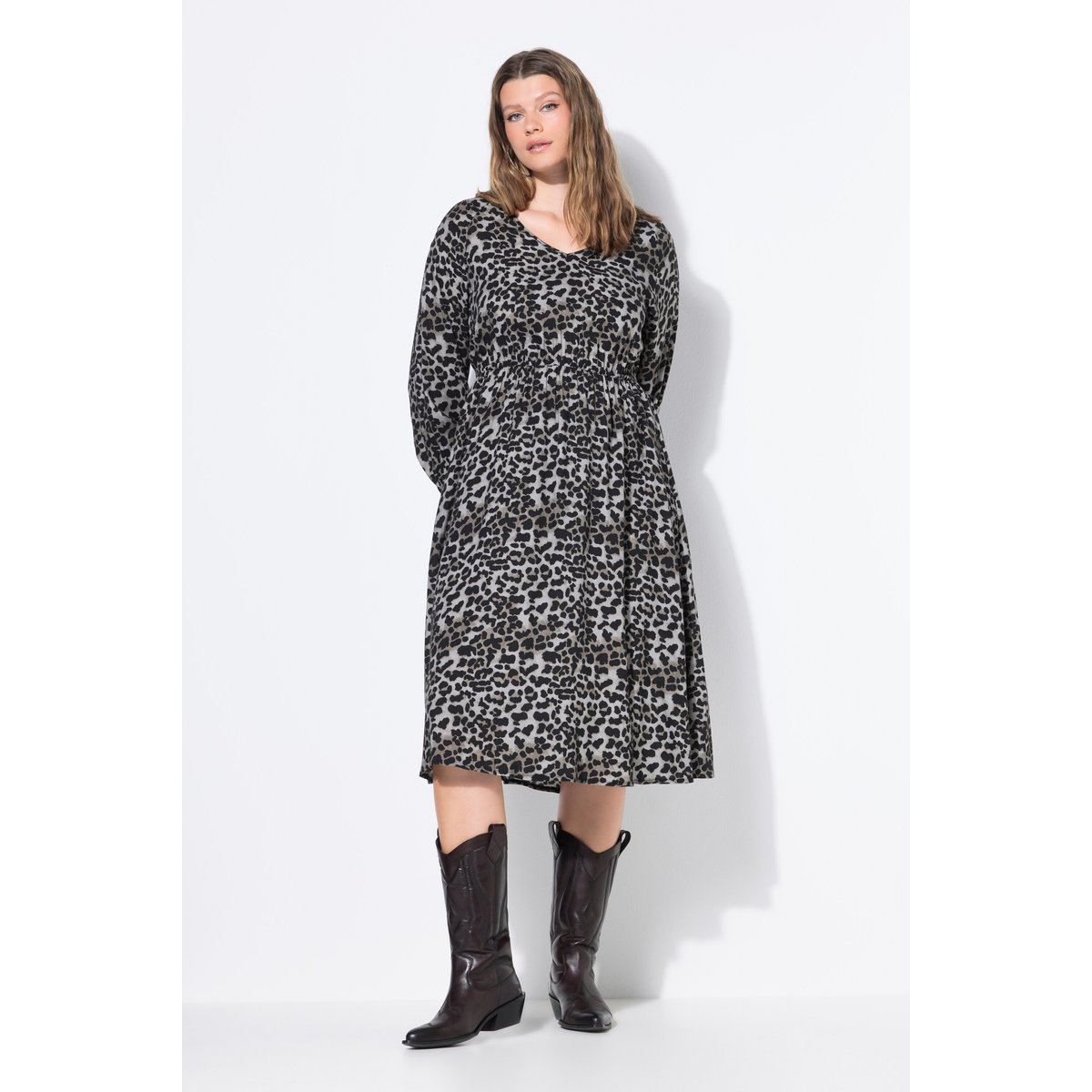 Robe midi gris pierre, STUDIO UNTOLD