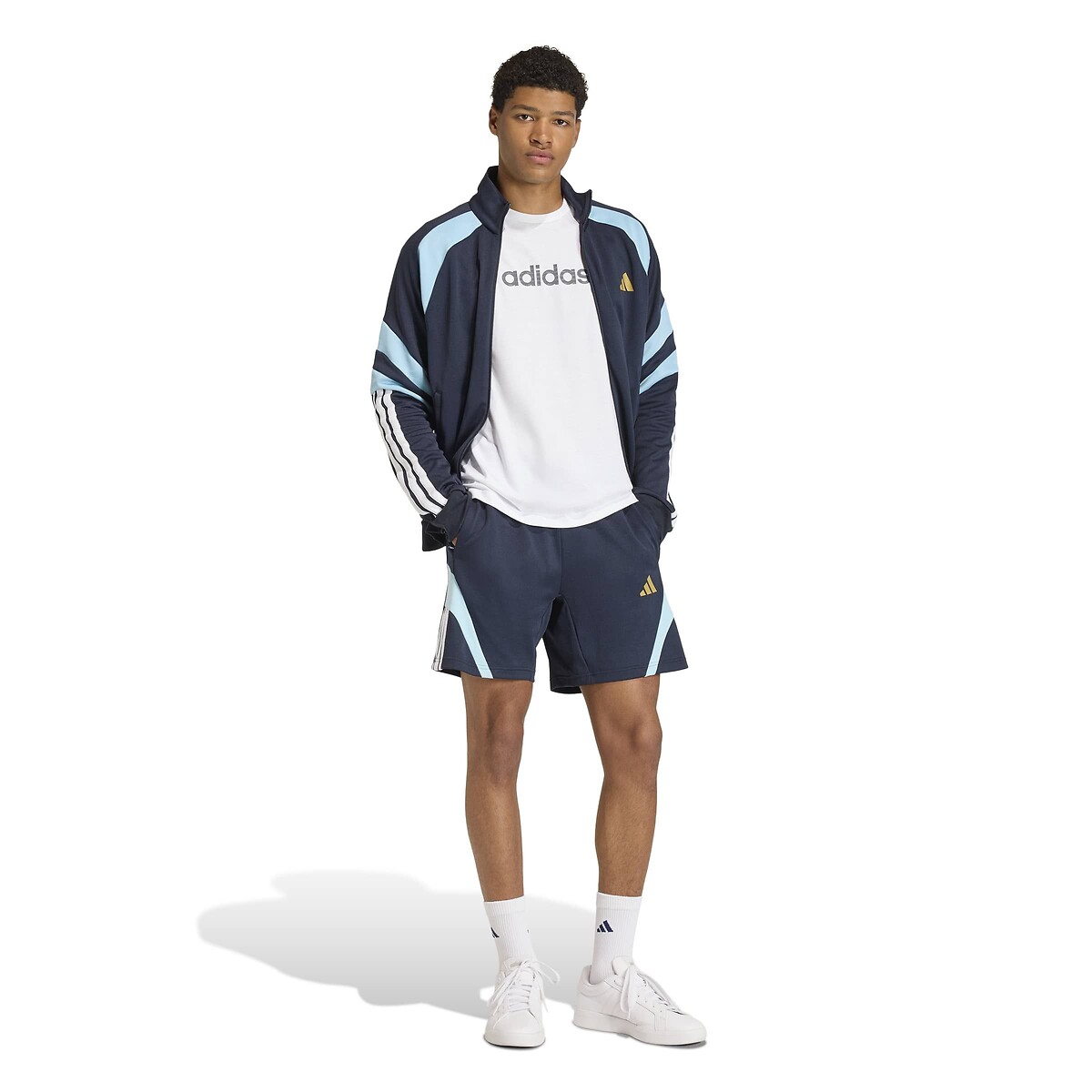 Short HOUSE OF TIRO bleu nuit, ADIDAS SPORTSWEAR