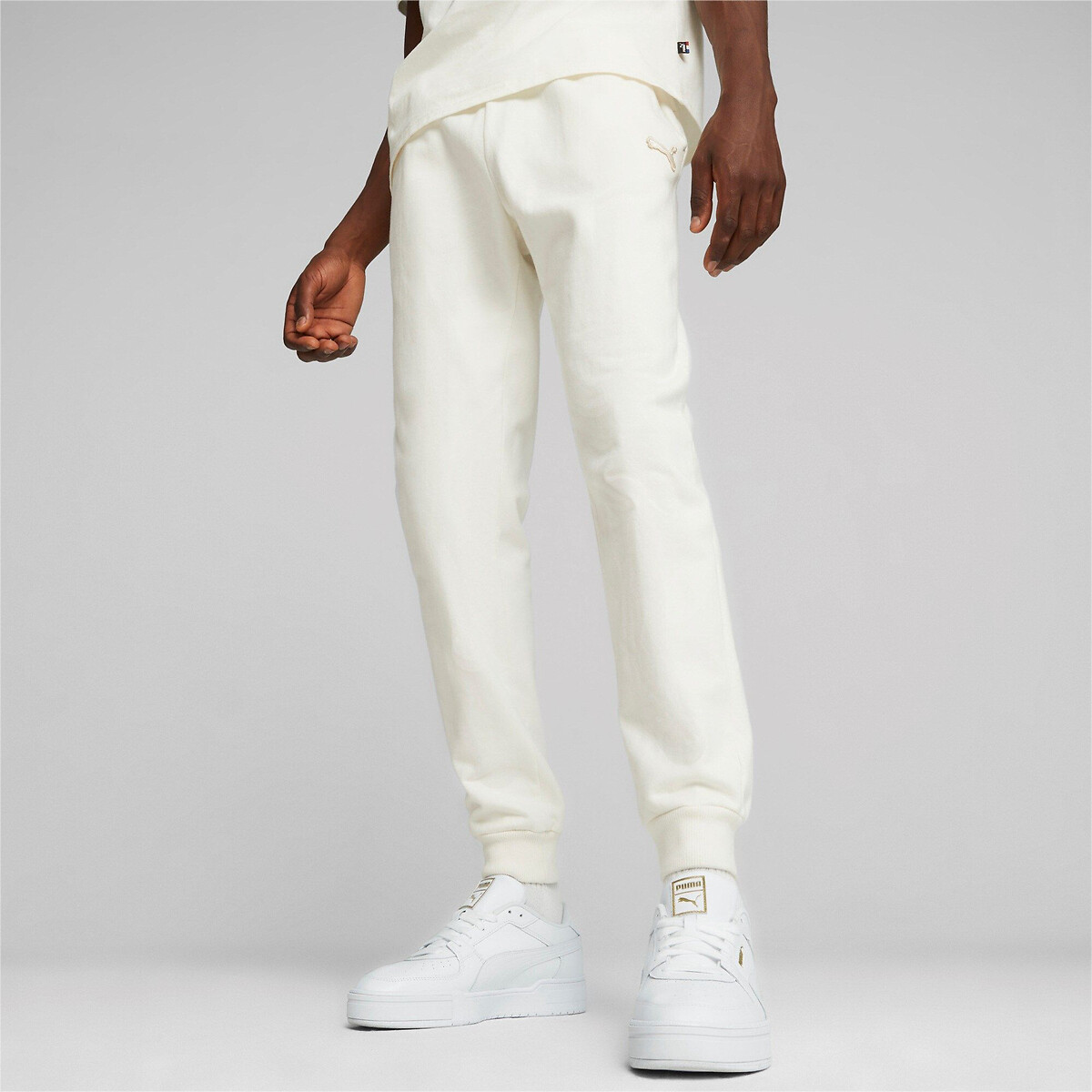 Pantalon unisexe fabriqué en France crème, PUMA