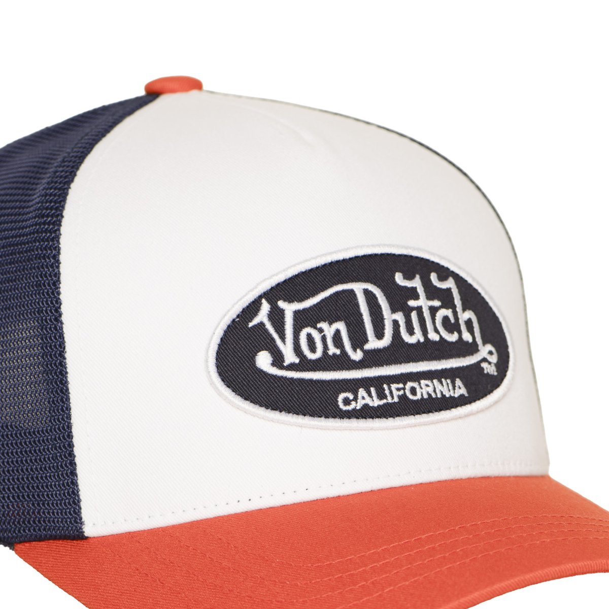 Casquette trucker LOFb bleu/blanc/rouge, VON DUTCH