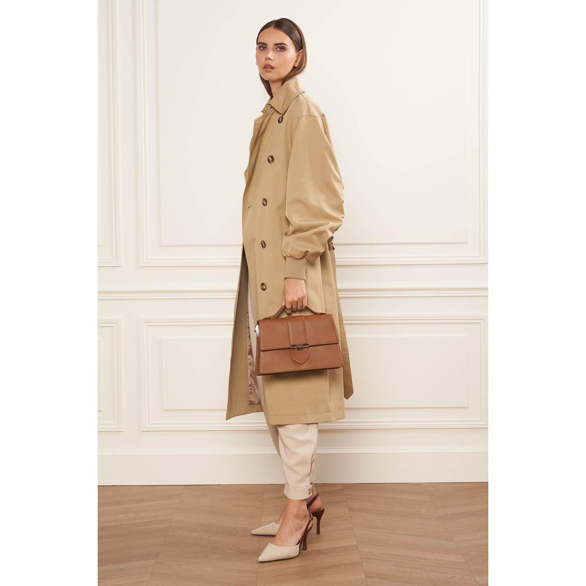 Grand sac à main PARIS ILY camel, LANCASTER